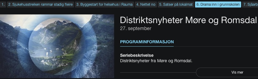 Klikk på bildet for å se film fra aksjonen på Kolvikbakken ungdomsskole (Ålesund)